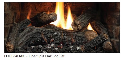 Log Set Fibre Split Oak