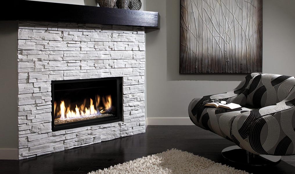 Kingsman 36" Zero Clearance Direct Vent Linear Gas Fireplace - ZCVRB3622