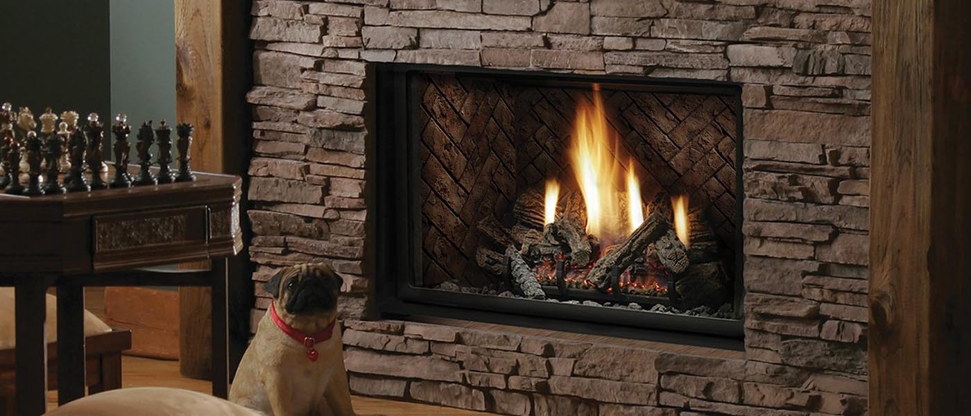 KINGSMAN 36" Zero Clearance, Designer or Clean Face, Direct Vent Gas Fireplace