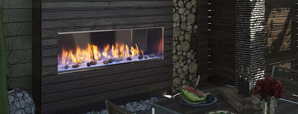 Majestic Lanai 48" Outdoor Gas Fireplace
