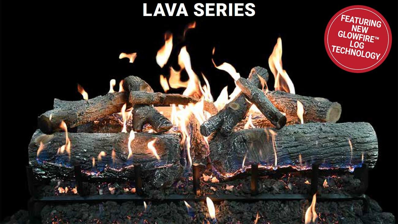 Grand Canyon 30" GLOWFIRE™ ARIZONA WEATHERED OAK CHARRED LOGS - LAFV-36-EN