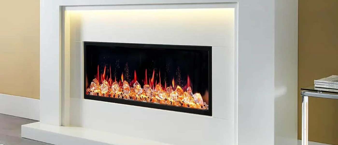 Litedeer Homes Latitude 45" Ultra-Slim Electric Fireplace Litedeer Homes Latitude 45" Ultra-Slim Electric Fireplace