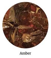 Amber crushed glass media