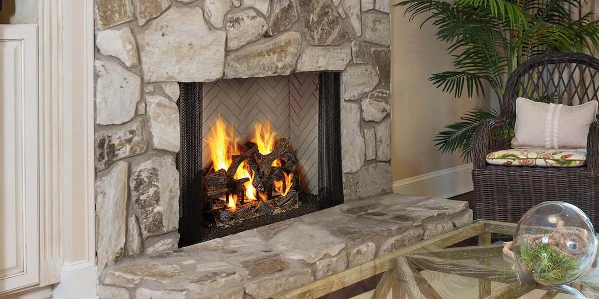Majestic Ashland 36 Inch Wood Burning Fireplace