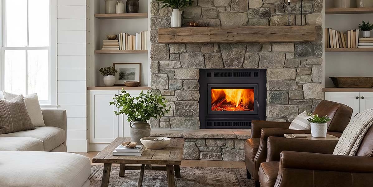 Majestic Pioneer III Wood-Burning Fireplace