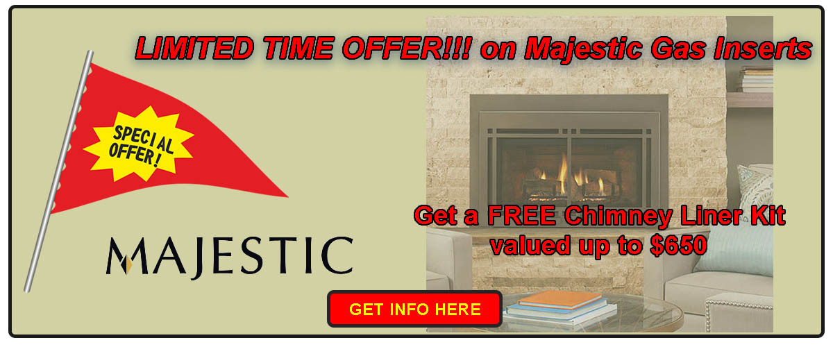 Majestic Gas Inserts sale