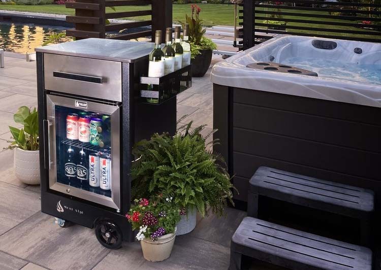 Mont Alpi Mobile Outdoor Prep Center / Compact Bar Cart - MAPCM