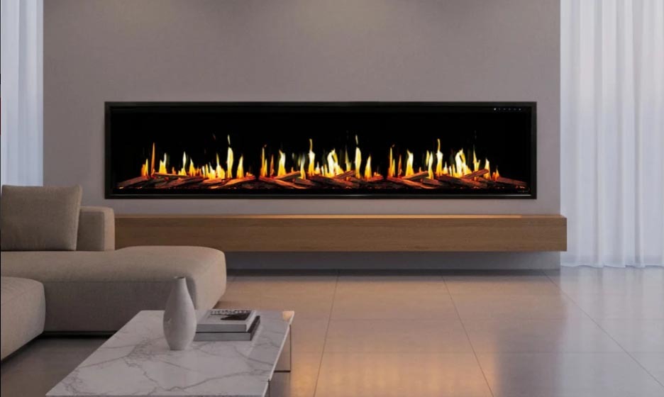 Modern Flames 100" Orion Slim V2 Electric Fireplace - OR100-SLIM-V2
