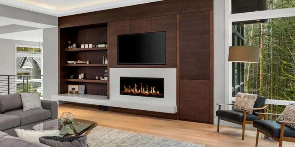 Modern Flames 76" Orion Slim V2 Electric Fireplace - OR76-SLIM-V2