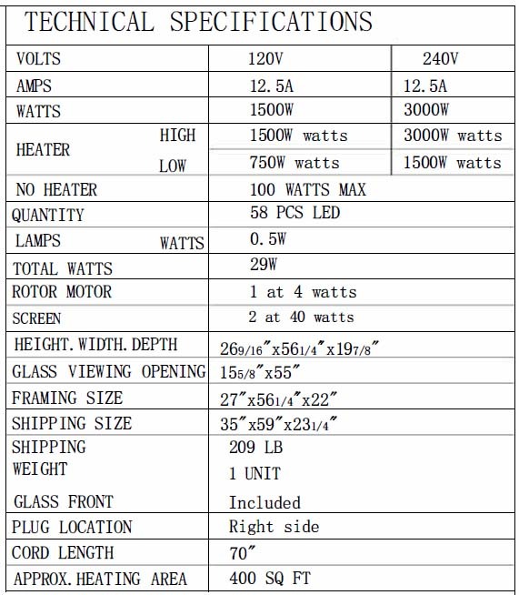 MULTIVIEW-HOLO-55-SIG specs