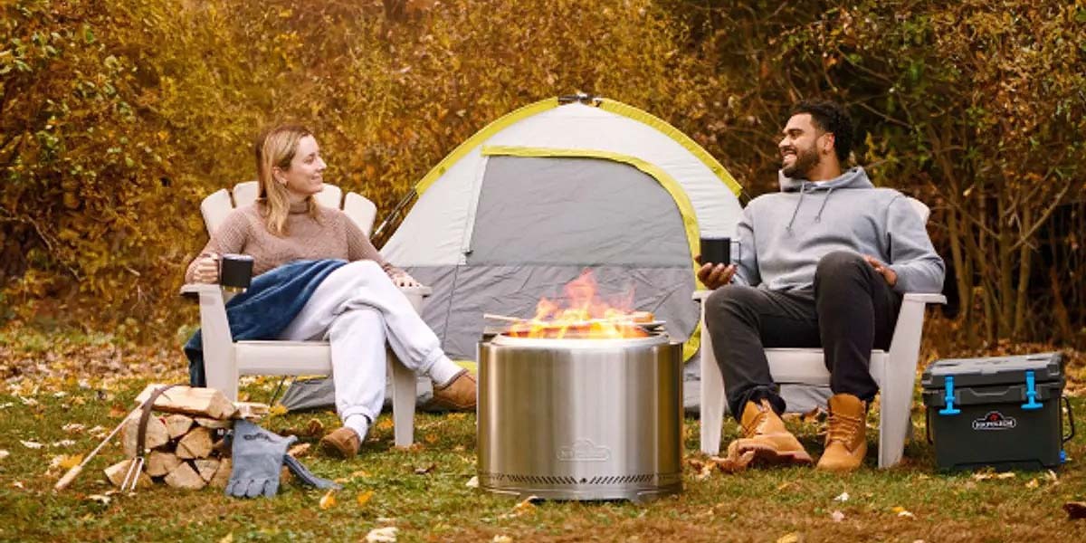 Napoleon Timberwolf 22 Inch Stainless Steel Smokeless Fire Pit - NWFPLTI-SS