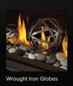 Napoleon wrought iron globes 