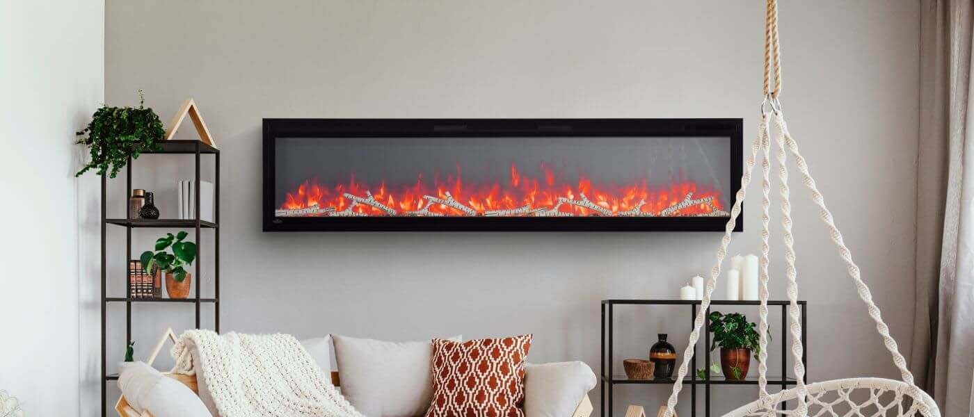 Napoleon Entice 36" Wall Hanging, Electric Fireplace 