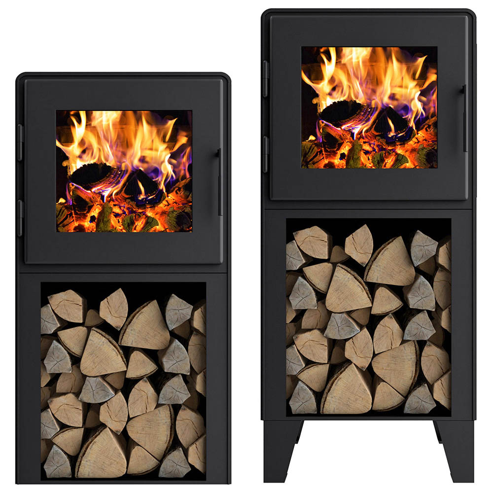 Nova 1500 Square Feet Natural Vent Freestanding Wood Burning Stove