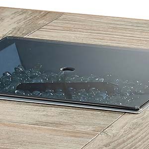 Square Glass Burner Cover