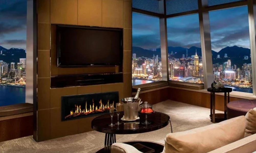 Modern Flames Orion 52 Inch Slim V2 Linear Built-In Electric Fireplace - OR52-SLIM-V2