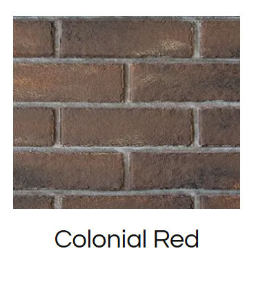 Colonial Red Firebrick Panels
