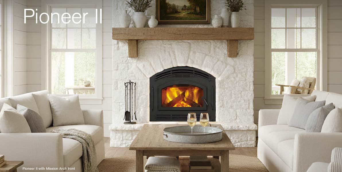 Majestic Pioneer II Wood-Burning Fireplace Majestic Pioneer II Wood-Burning Fireplace