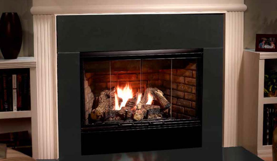 The Reveal 42 B-Vent Gas Fireplace from Majestic