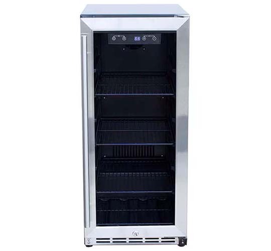 Summerset 15" Outdoor Rated Refrigerator with Glass Door - RFR-15G