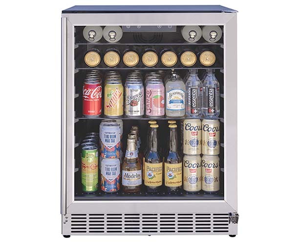 Summerset Grill 24" (5 Cu Ft) Outdoor Rated Refrigerator with Glass Door - RFR-24G