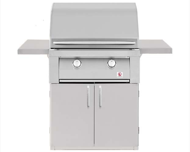 Summerset Builder 30-Inch 2-Burner Freestanding Gas Grill - SBG30 + SBG30-PED