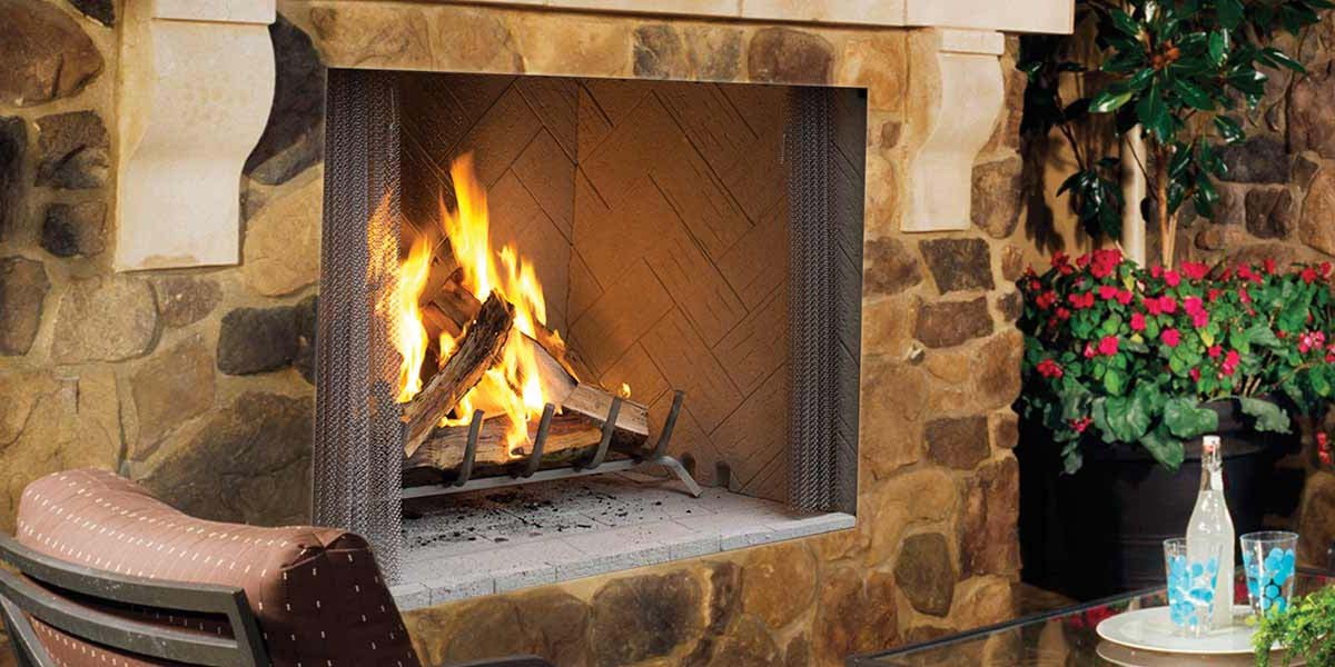  THE SUPERIOR WRE4536 36" OUTDOOR WOOD BURNING FIREPLACE