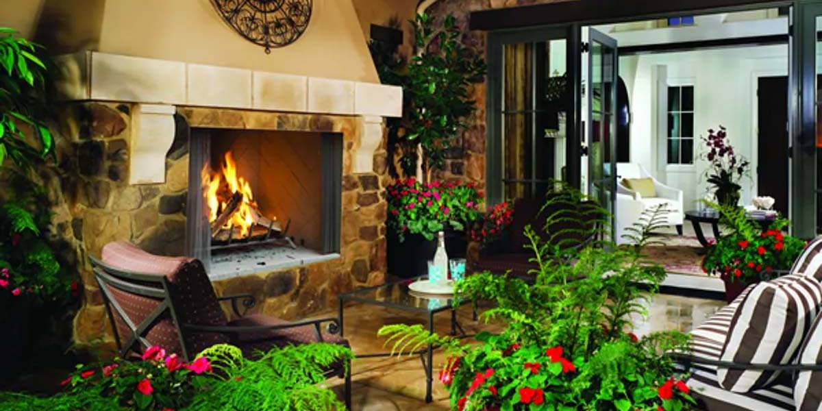 SUPERIOR WRE4542 - 42" OUTDOOR WOOD BURNING FIREPLACE
