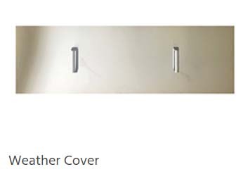 Stainless steel weather cover