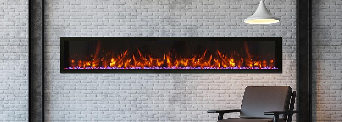 Amantii SYM-100-Smart electric fireplace