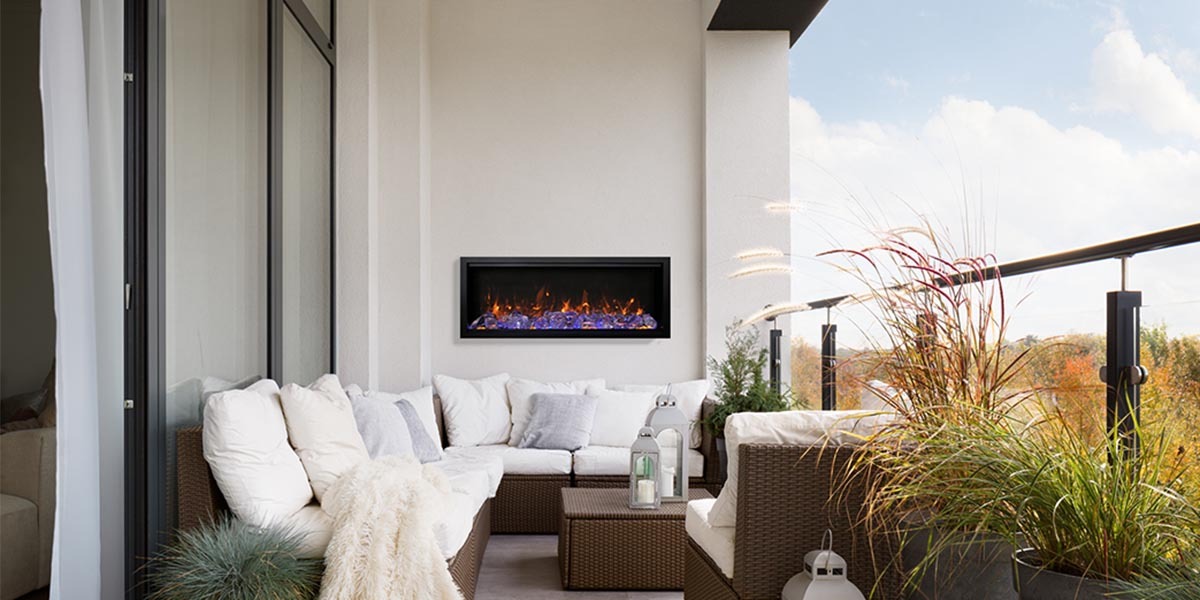 Amantii SYM-60-XT-LUMINA  -  Extra Tall Electric Fireplace