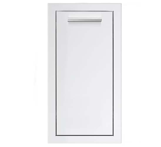 Summerset 14 Inch Stainless Steel Flush Mount Narrow Roll-Out Trash Access Drawer - TD1-14