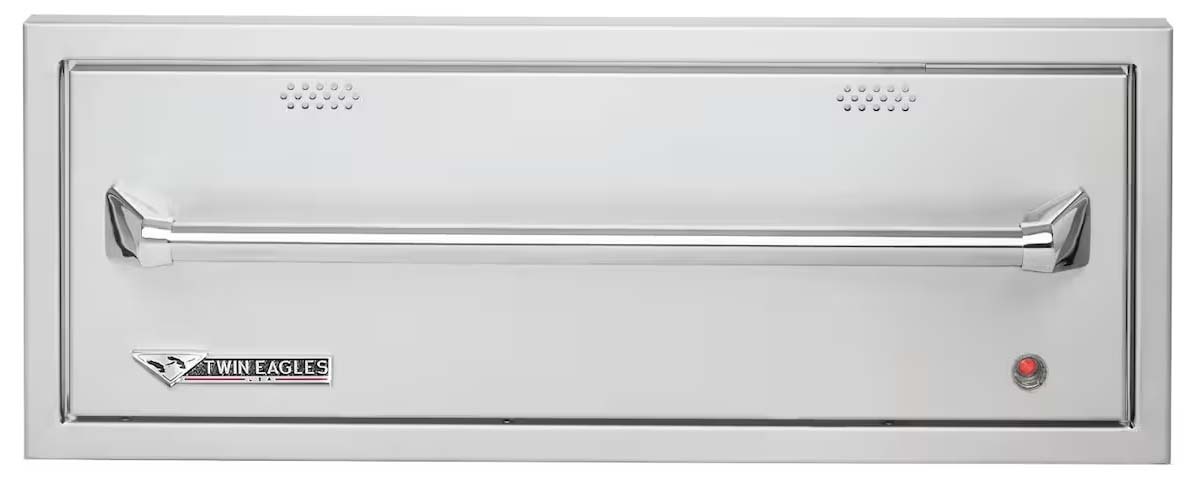 Twin Eagles 30-Inch Built-In 120V Electric Outdoor Warming Drawer