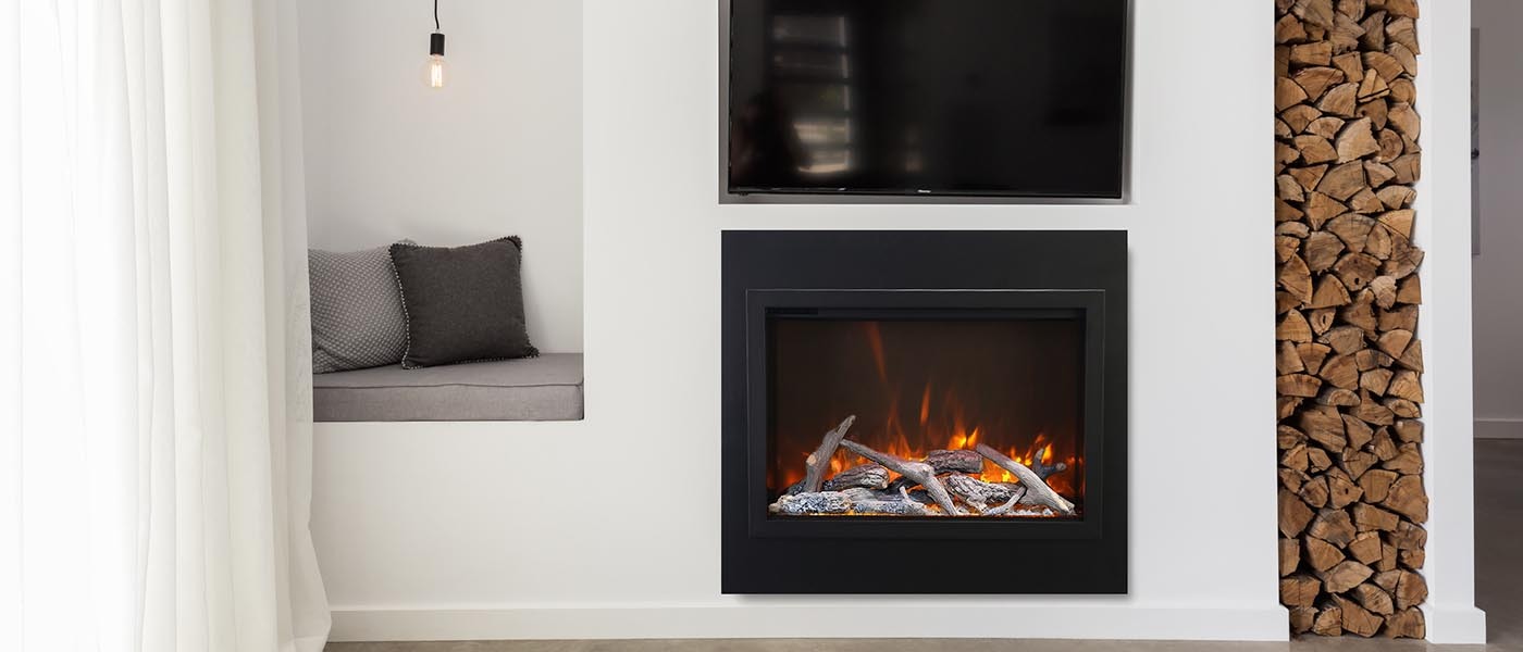 TRD-26-LUMINA-INS - Traditional Lumina 26" Wide, Indoor / Outdoor, Smart, Electric Fireplace Insert