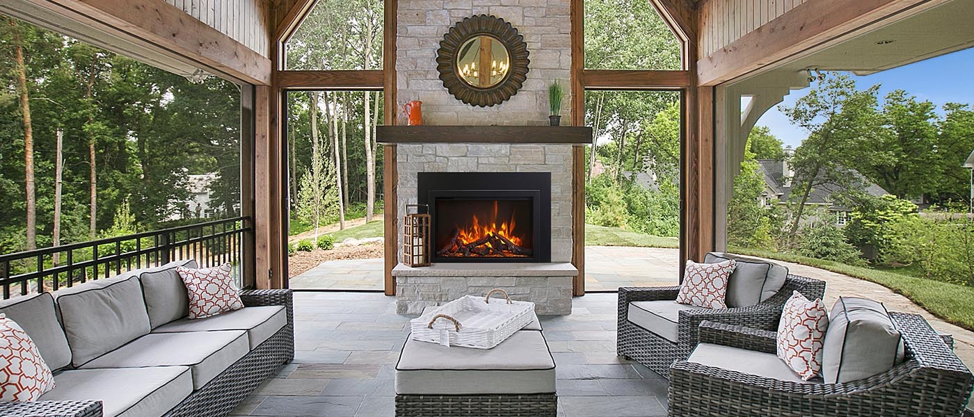 Amantii Traditional, Lumina, 38" Indoor / Outdoor, Smart, Electric Fireplace Insert