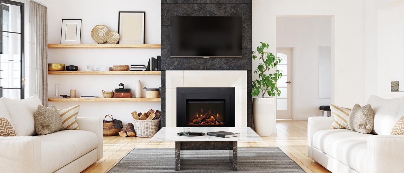 Amantii Traditional, Lumina, 33" Indoor / Outdoor, Smart, Electric Fireplace Insert 