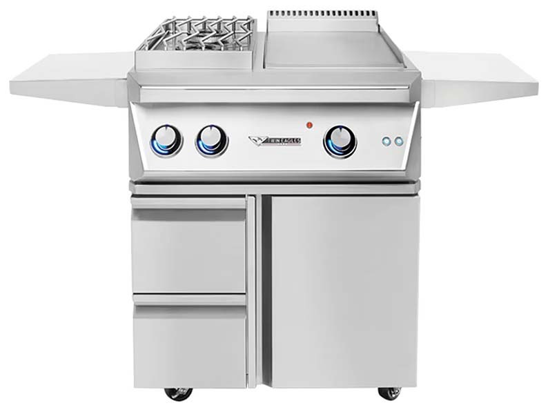  Twin Eagles 30-Inch Built-In Gas Dine & Breakfast Club with Deluxe Cart