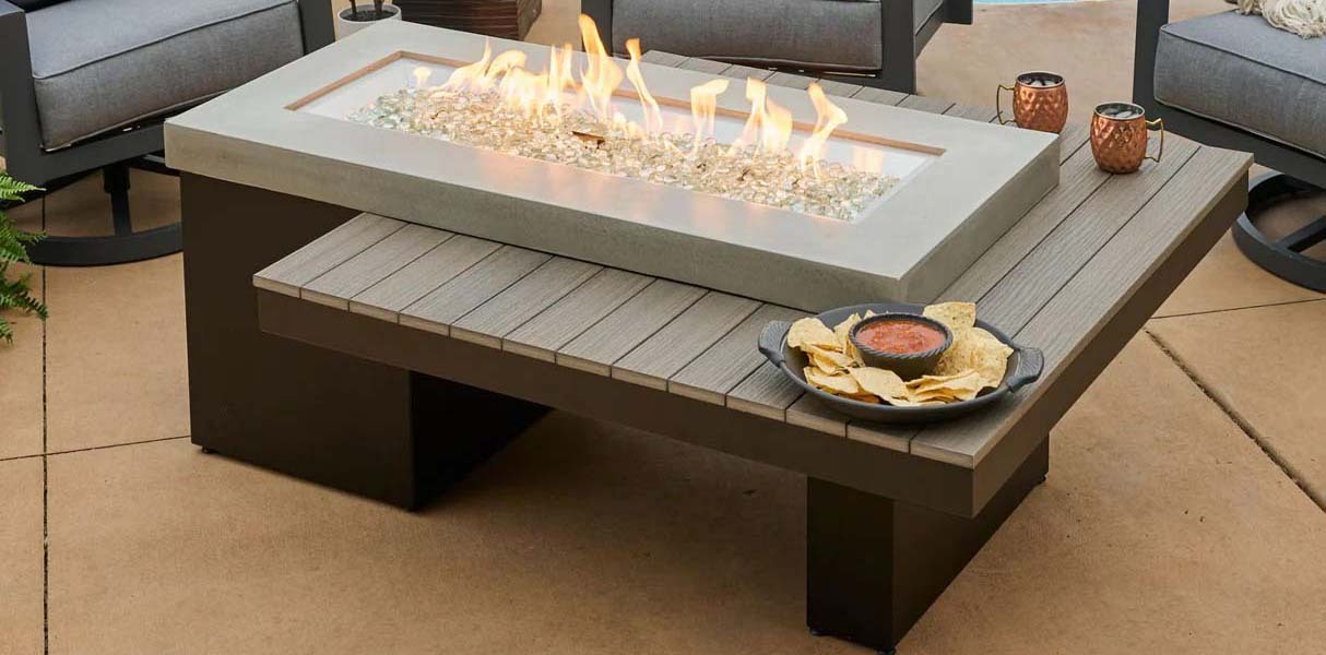upt-1242-cgr-3-banner.jpgCoastal Grey Uptown Linear Gas Fire Pit Table #UPT-1242-CGR by Outdoor Greatroom Company Coastal Grey Uptown Linear Gas Fire Pit Table by Outdoor Greatroom Company