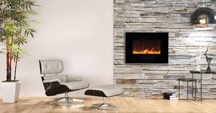 Amantii WM-FM-26-3623-BG Electric Fireplace