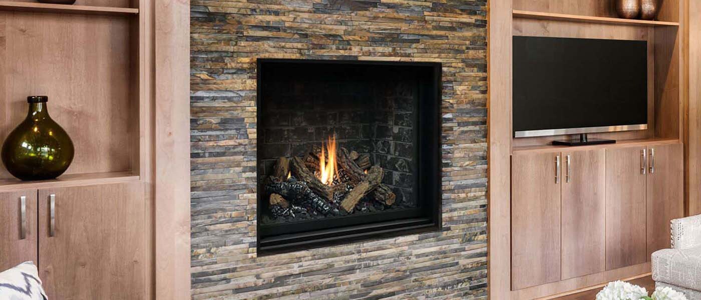 Kingsman 42" Zero Clearance Direct Vent Gas Fireplace zcv42