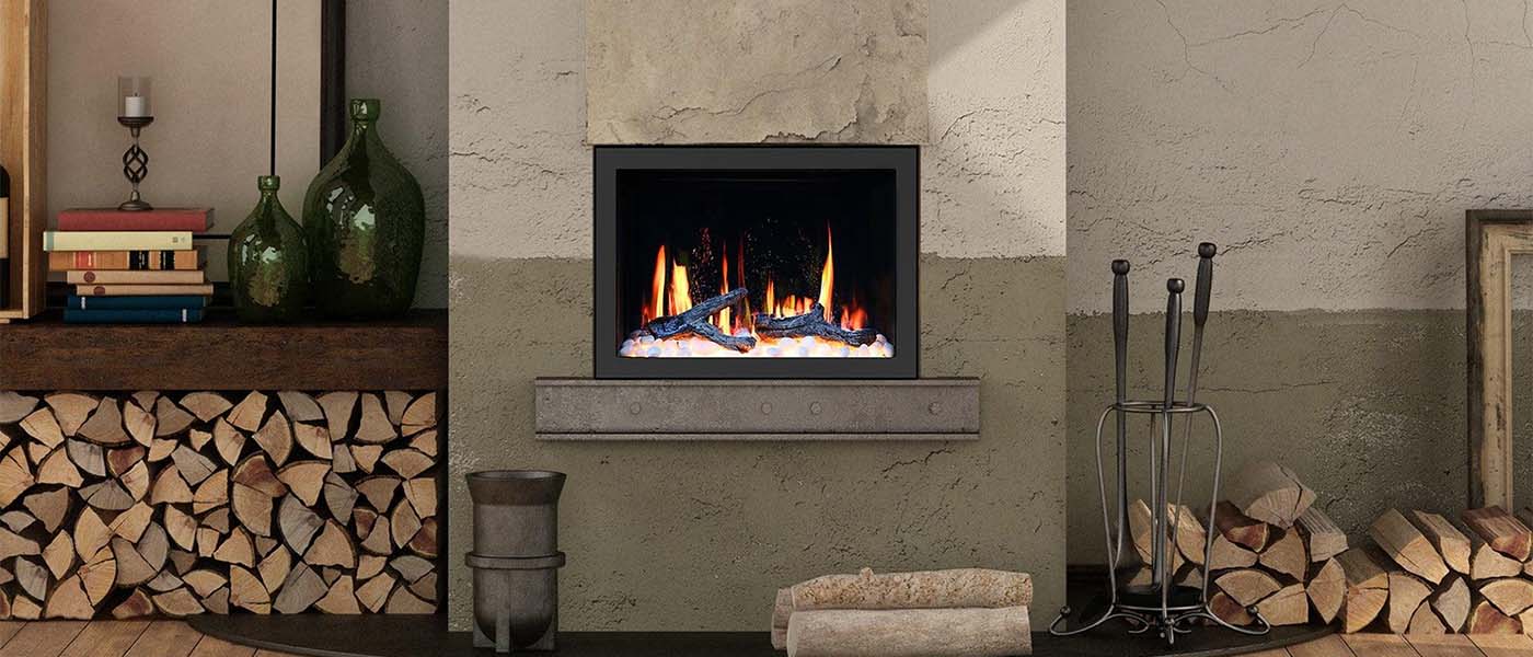 LiteStar 30-in Wall Mounted Electric Fireplace Insert zef38vcii-30