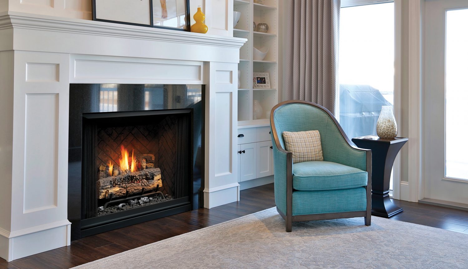 Kingsman ZERO CLEARANCE UNIVERSAL VENT-FREE GAS FIREPLACE - ZVFCV39