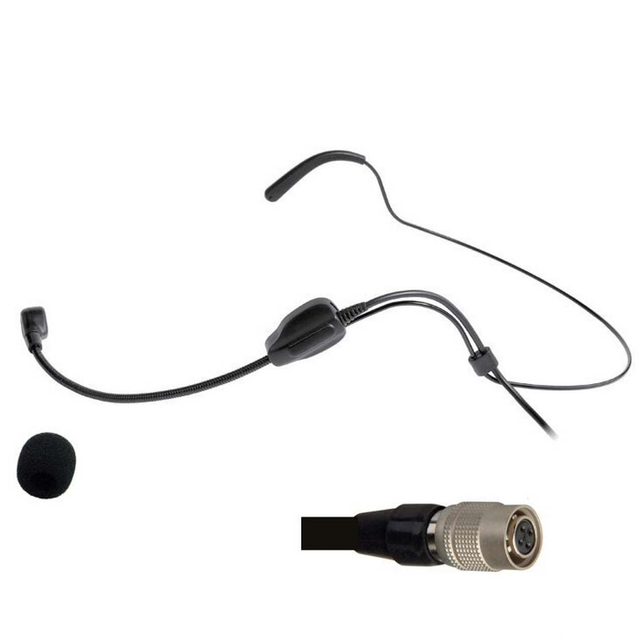 Headset Microphone For Audio Technica Wireless Lavalier System Translation Equipment