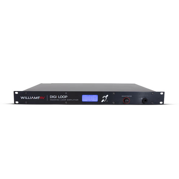 Williams AV Induction loop amplifier with network control and Dante digital inputs Williams AV Induction loop amplifier with network control and Dante digital inputs