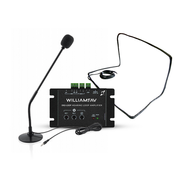 Williams AV Digi-Loop Counter Hearing Loop System w/ Desktop Mic Williams AV Digi-Loop Counter Hearing Loop System w/ Desktop Mic