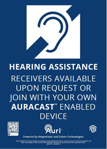 ListenTech Auri Assistive Listening Signage