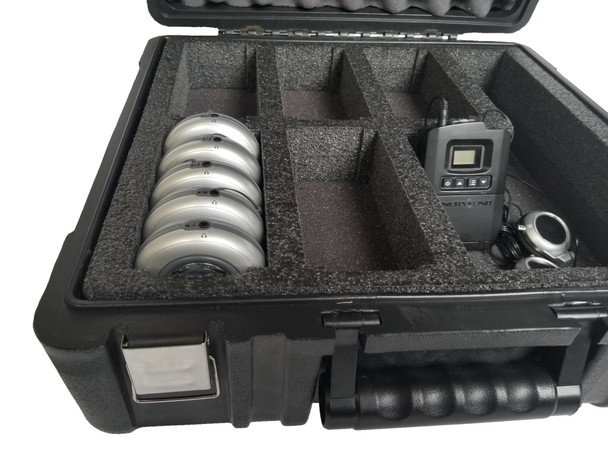 CAS-325 Economy  Carrying Case for 25 R-120 Enersound Receivers