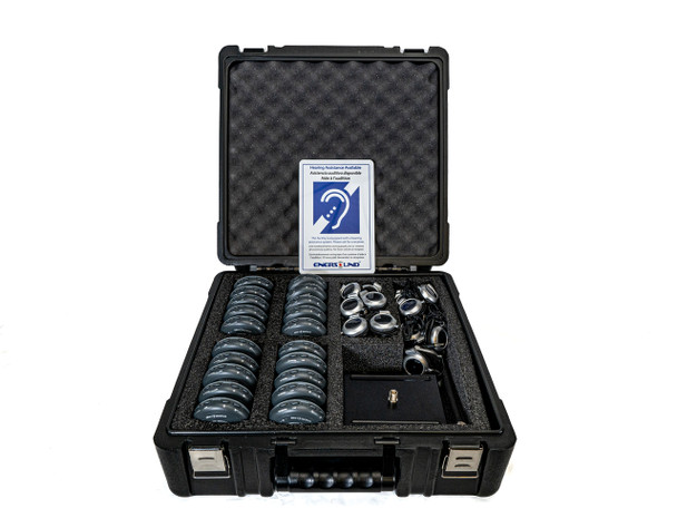 CAS-325 Economy  Carrying Case for 25 R-120 Enersound Receivers