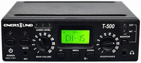 Enersound 20-Person Interpretation Translation System - US-Based 3-Year Warranty and Free Phone Support - Ideal for Church Schools Presentations Conferences.