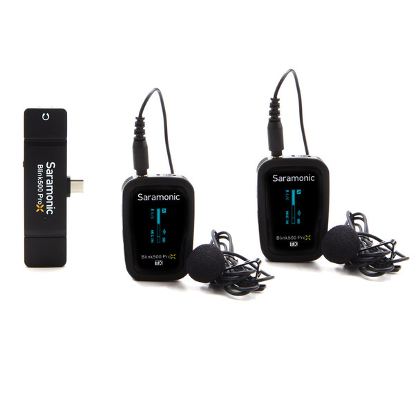Blink 500 ProX B6 2-Person USB-C Wireless Mic w/ Lavalier for Enersound Cloud Two Way Feature